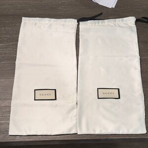 Gucci Cream dust Bags for shoes